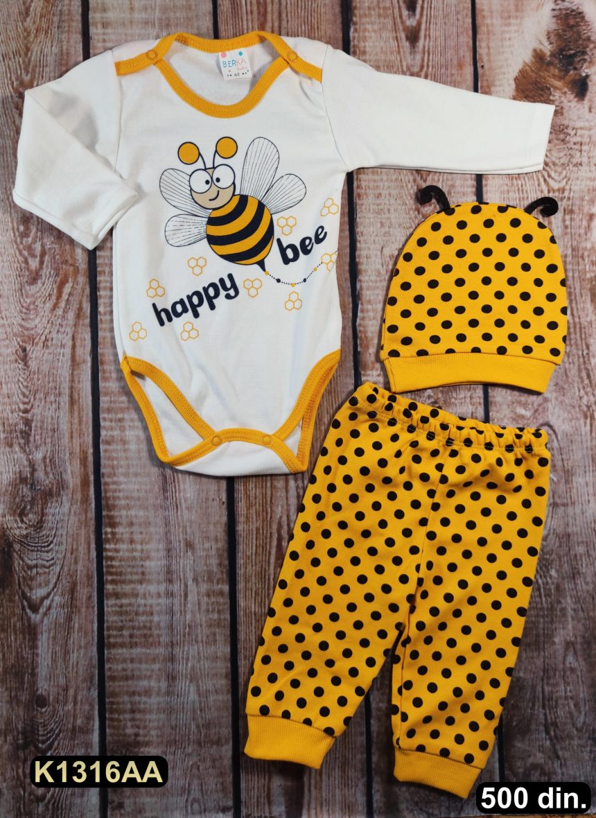 Pamučni komplet iz 3 dela