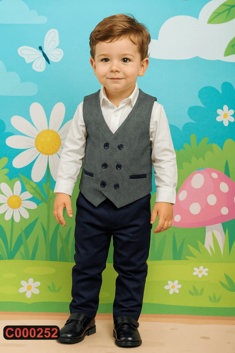 Svečani komplet – košulja, prsluk i pantalone (86-104)