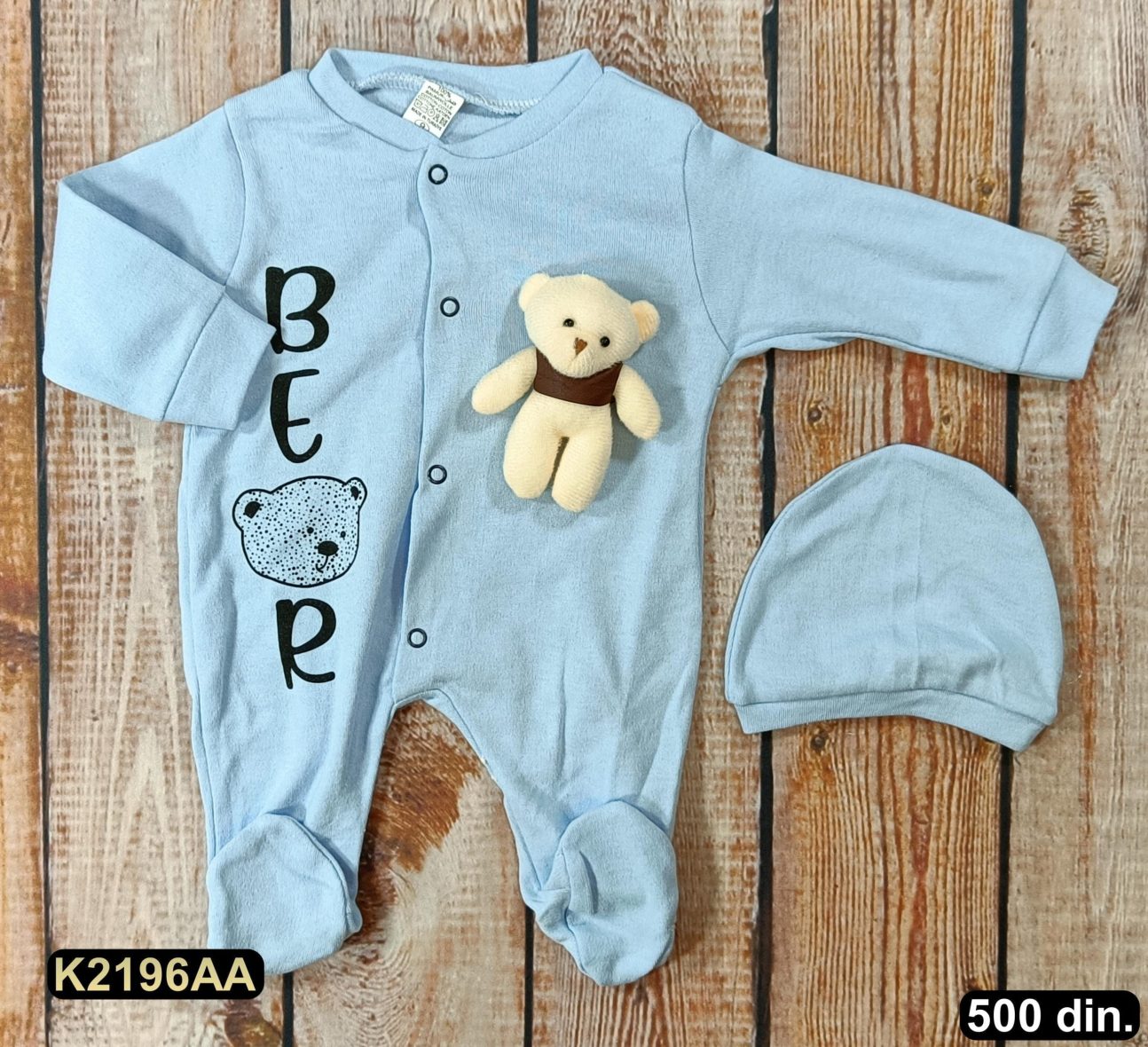 Pamučna zekica sa kapicom