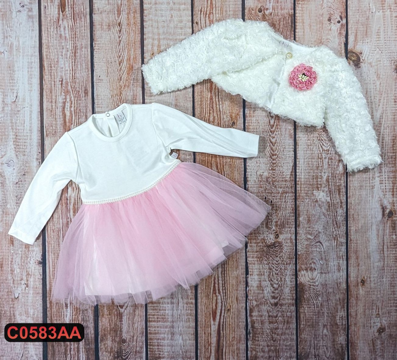 Bebi haljina sa bolerom (74-86)