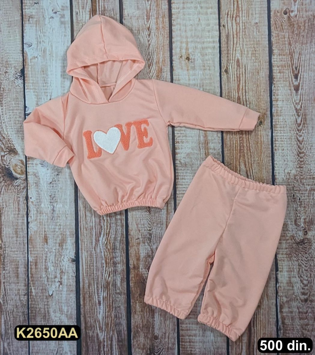 Pamučni kompletić iz 2 dela (68-86)