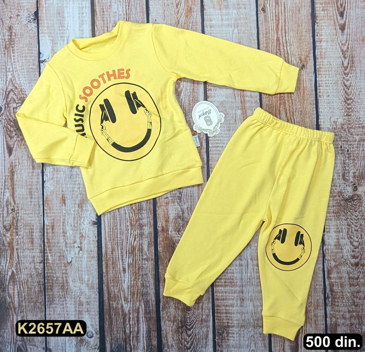 Pamučni komplet iz 2 dela (80-104)