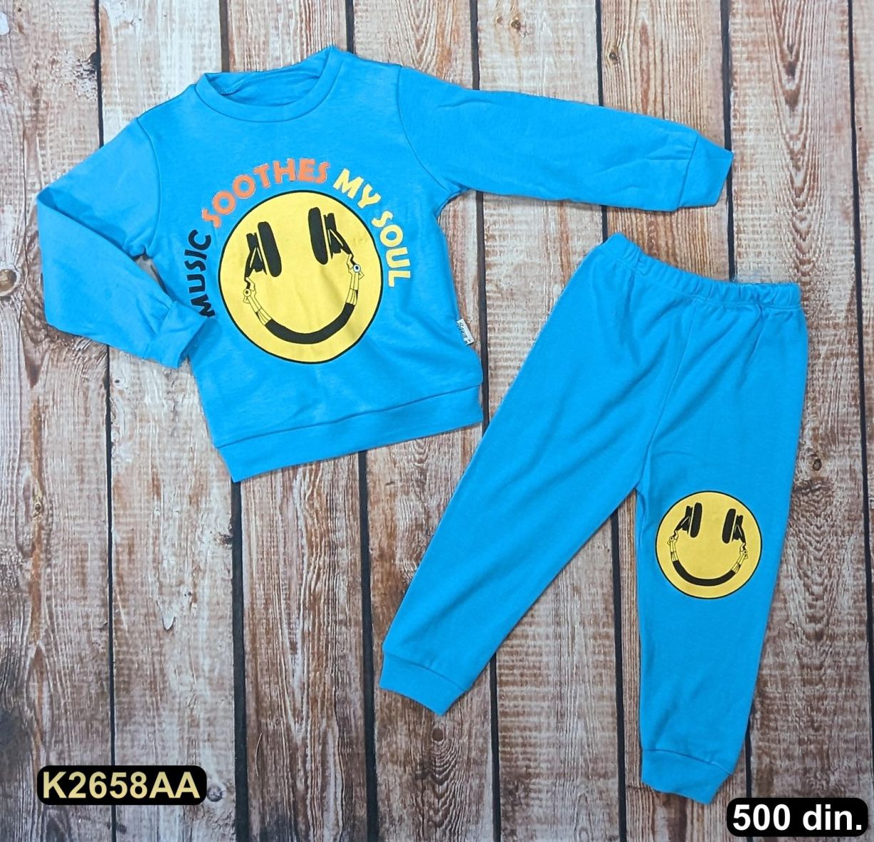 Pamučni komplet iz 2 dela (80-104)