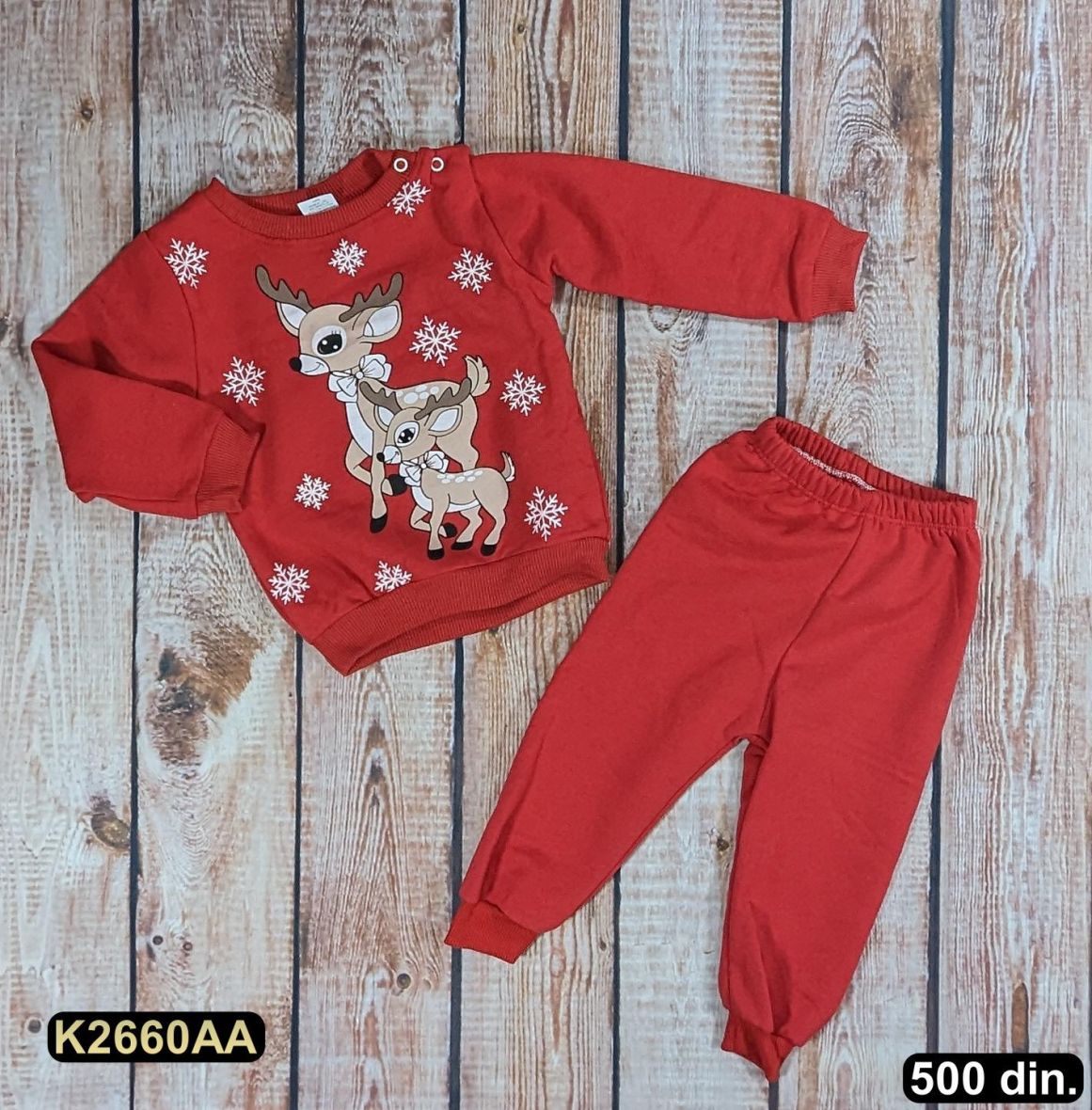 Pamučni komplet iz 2 dela – postavljen (74-92)