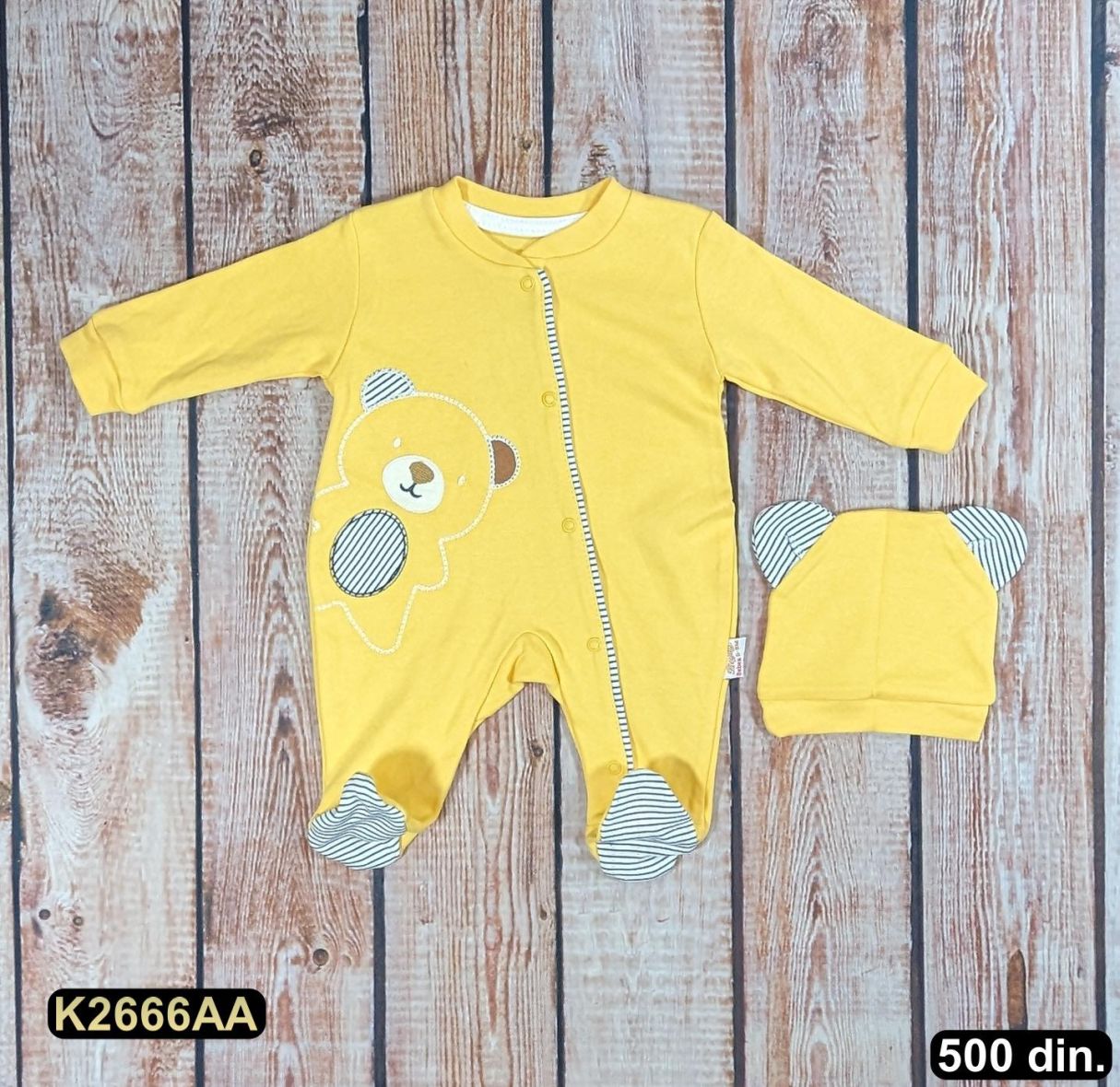 Pamučna zekica sa kapicom (56-74)