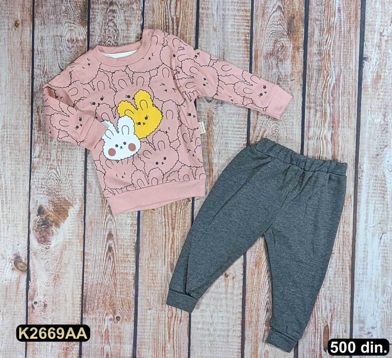 Pamučni komplet iz 2 dela (74-92)