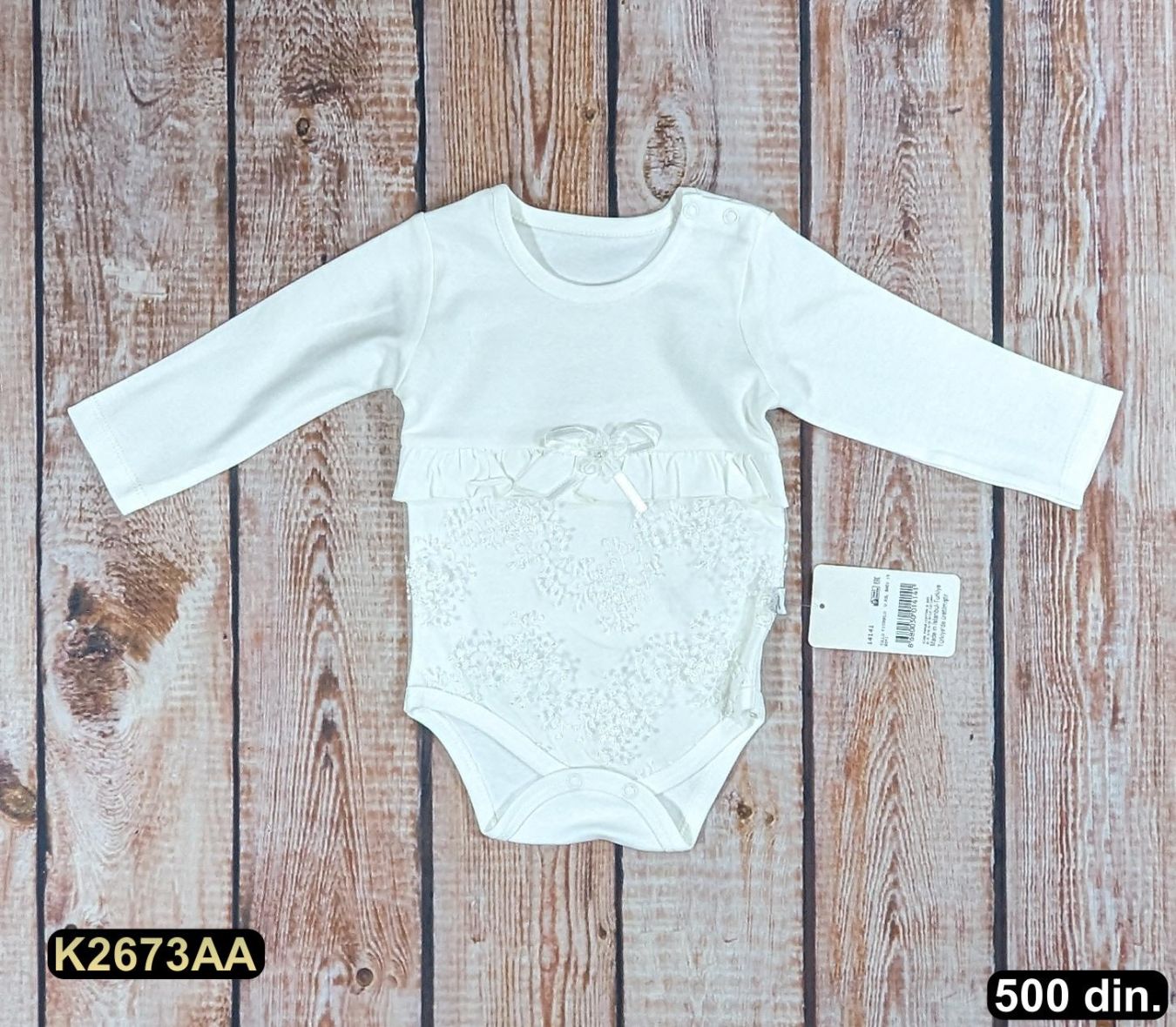 Pamučna bodi haljina (62-86)