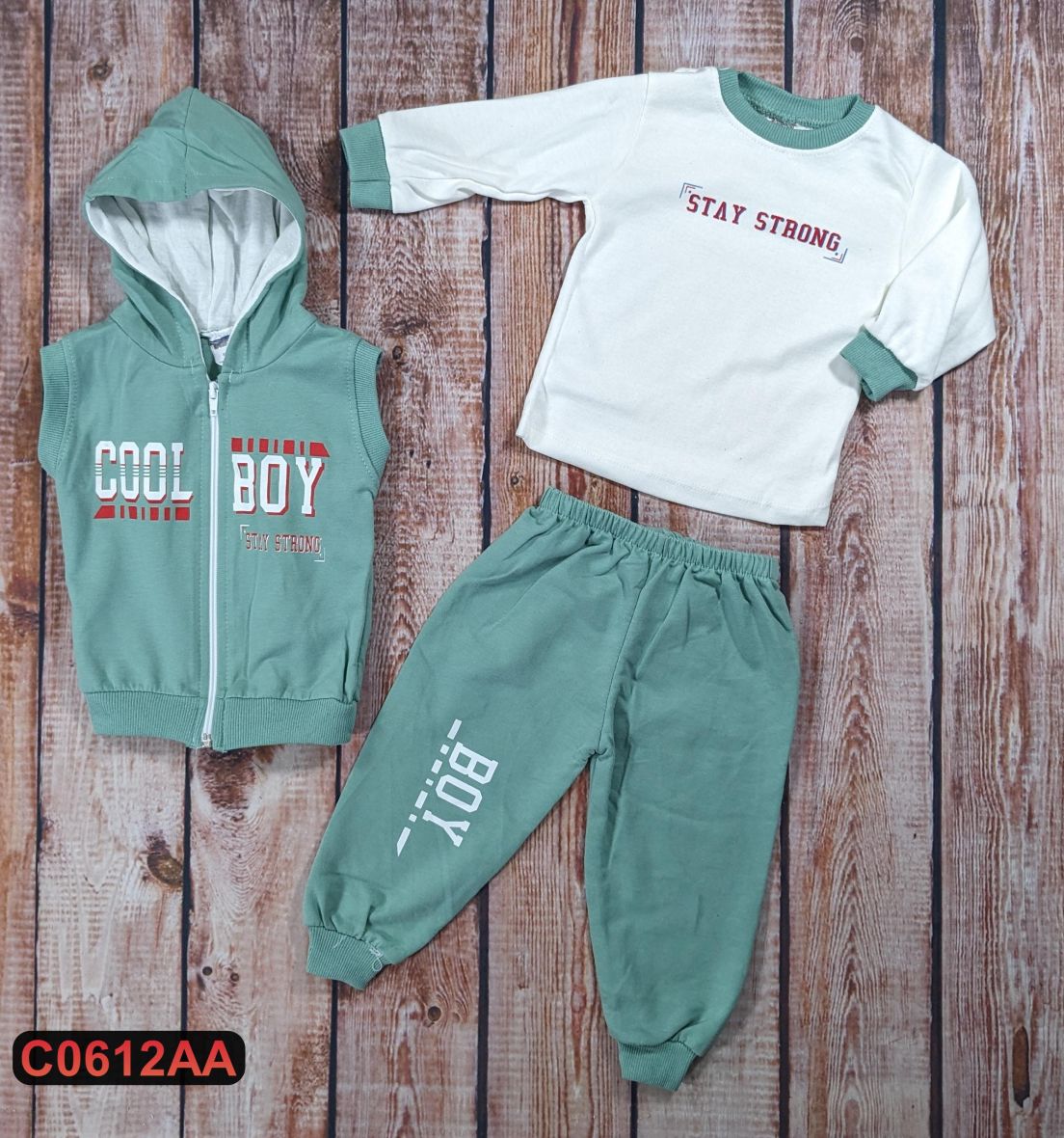 Pamučni komplet iz 3 dela (68-86)