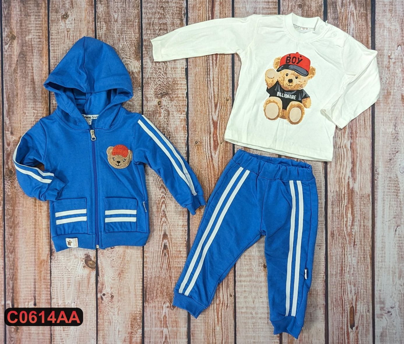 Pamučni komplet iz 3 dela (74-92)