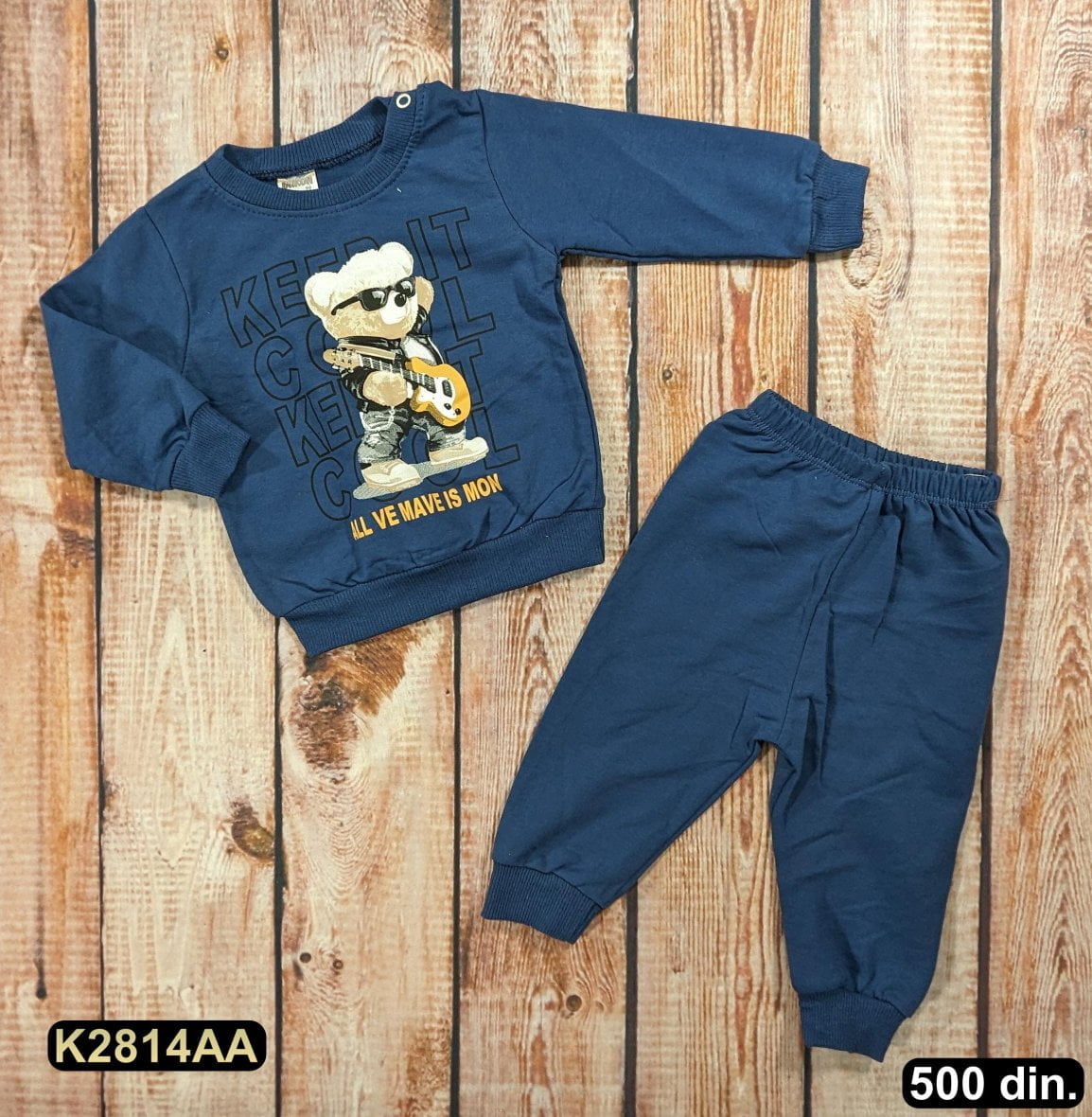 Pamučni komplet iz 2 dela (74-92)