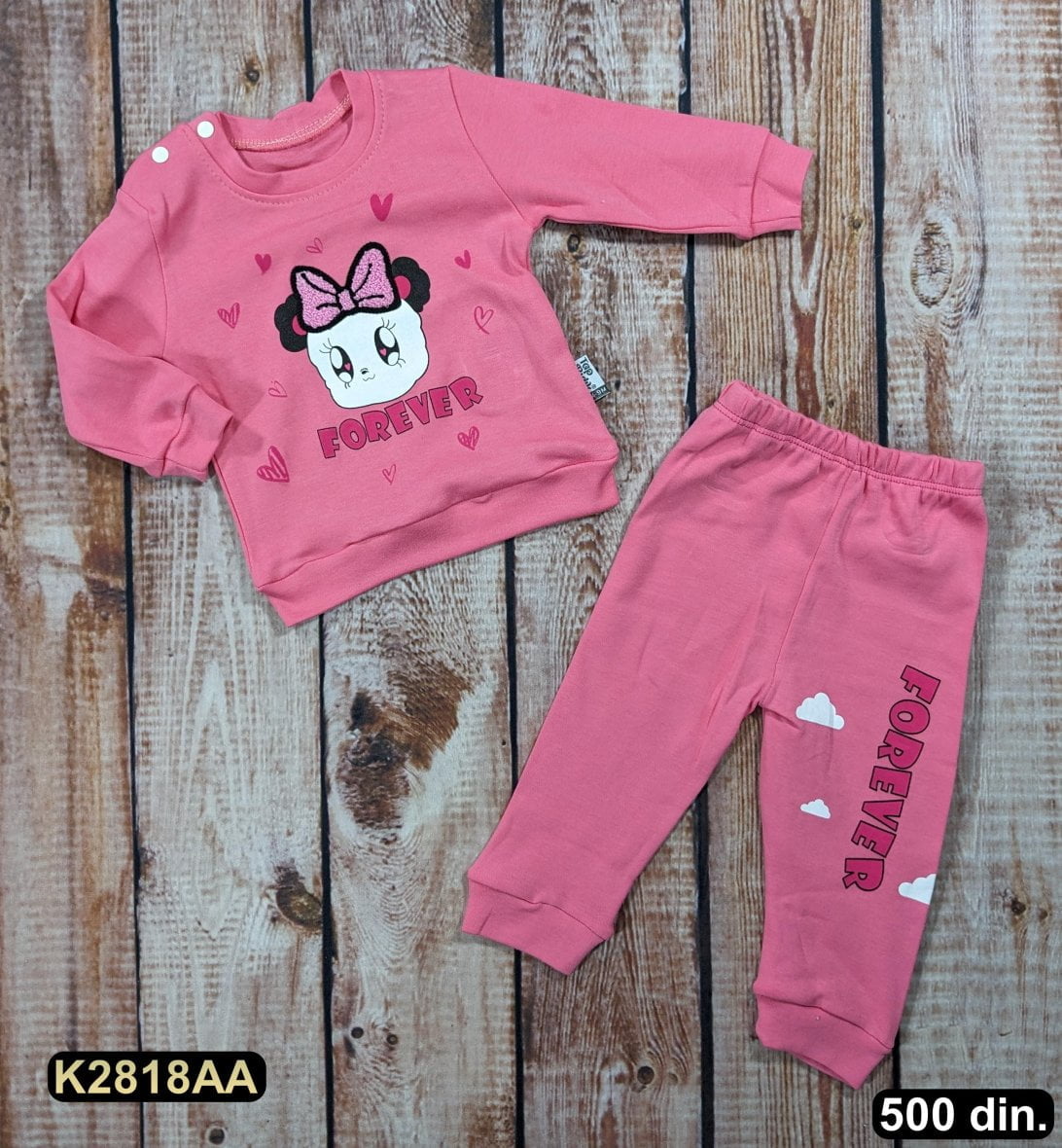 Pamučni komplet iz 2 dela (74-86)