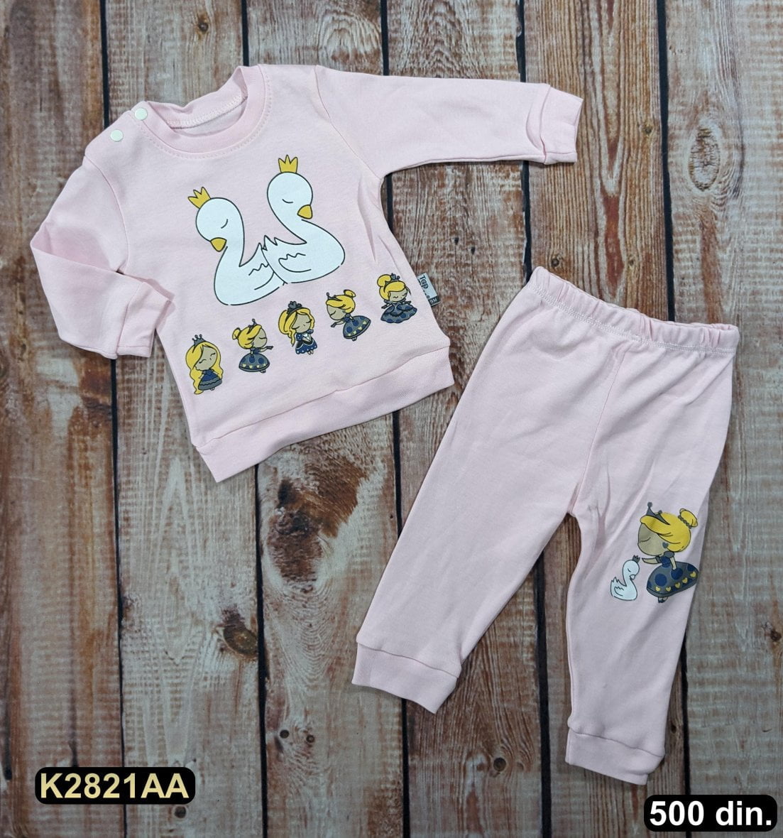 Pamučni komplet iz 2 dela (74-86)