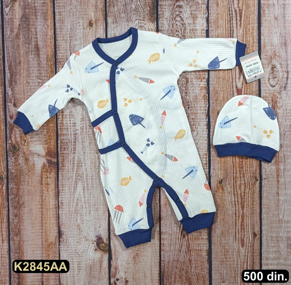 Pamučna zekica sa kapicom (62-74)