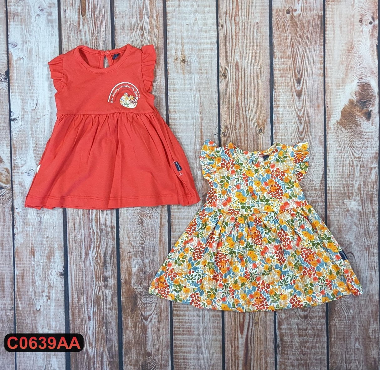 Dve pamučne haljine u setu (68-86)