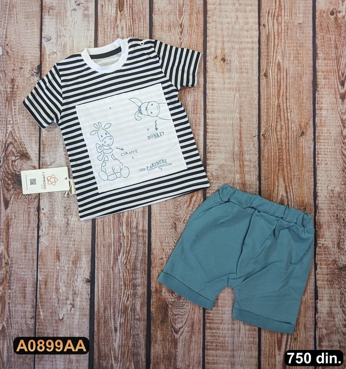 Pamučne komplet iz 2 dela (68-80)