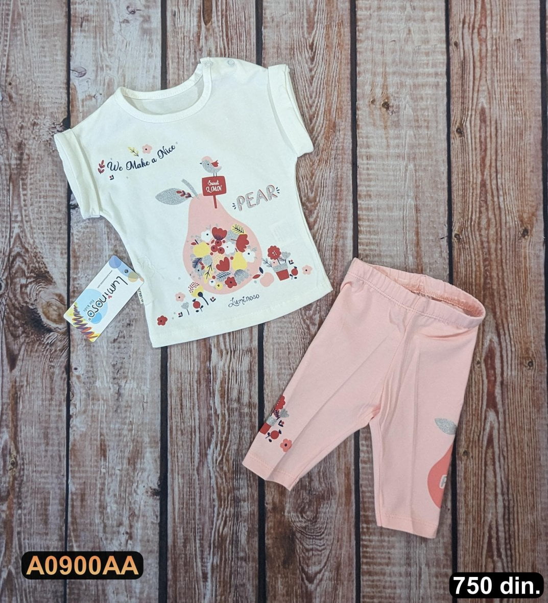 Pamučne komplet iz 2 dela (68-80)