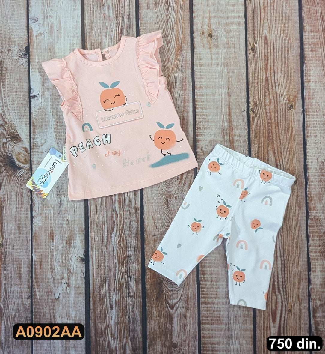 Pamučne komplet iz 2 dela (68-80)