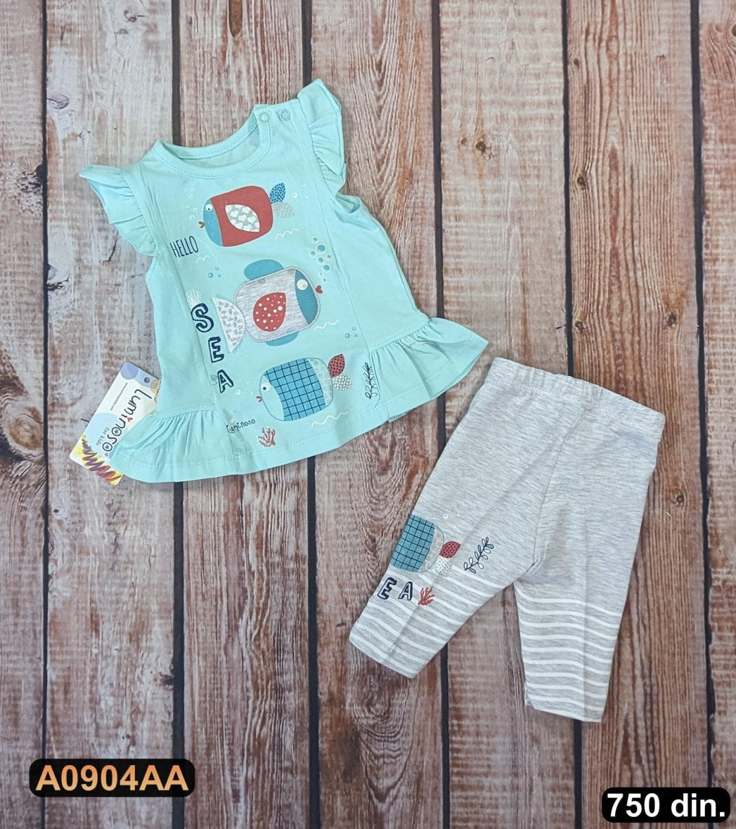 Pamučne komplet iz 2 dela (68-80)