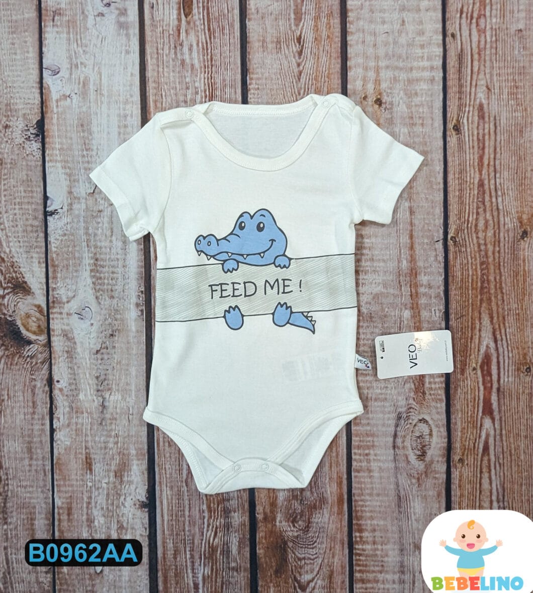 Pamučni bodi sa kratkim rukavom
