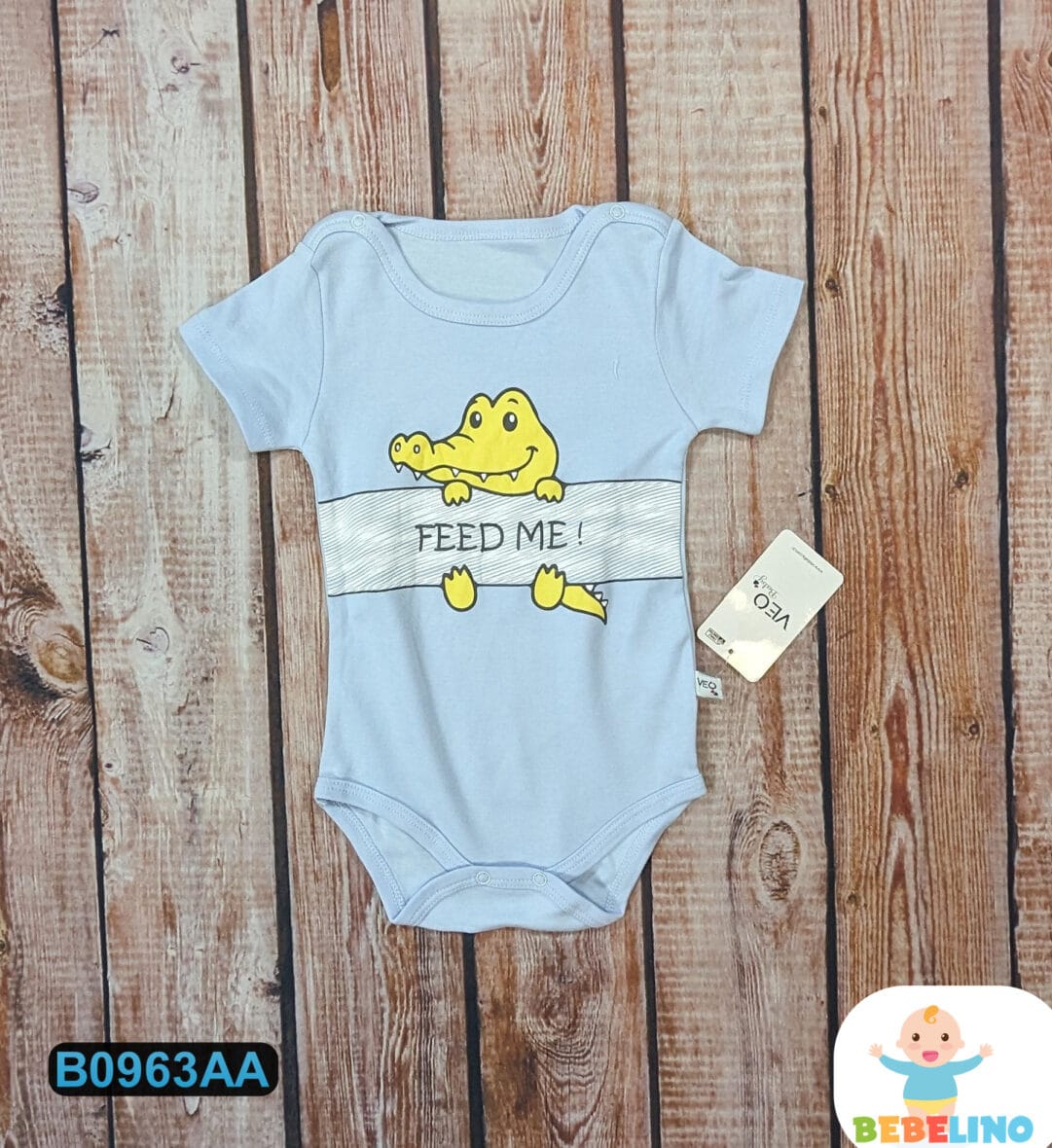 Pamučni bodi sa kratkim rukavom