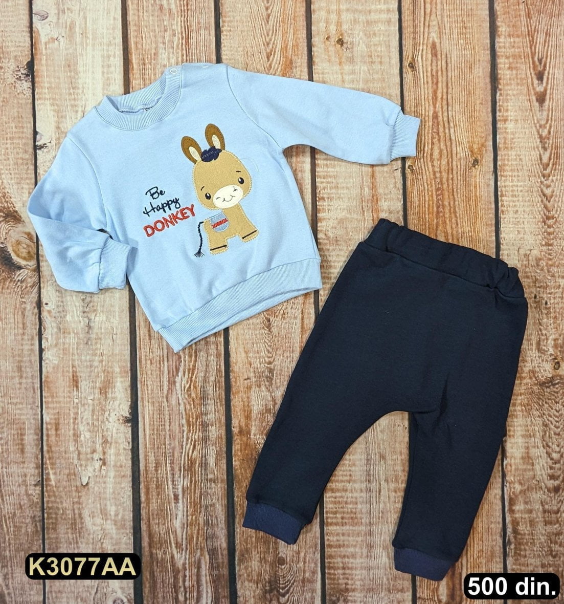 Pamučni komplet iz 2 dela (74-86)