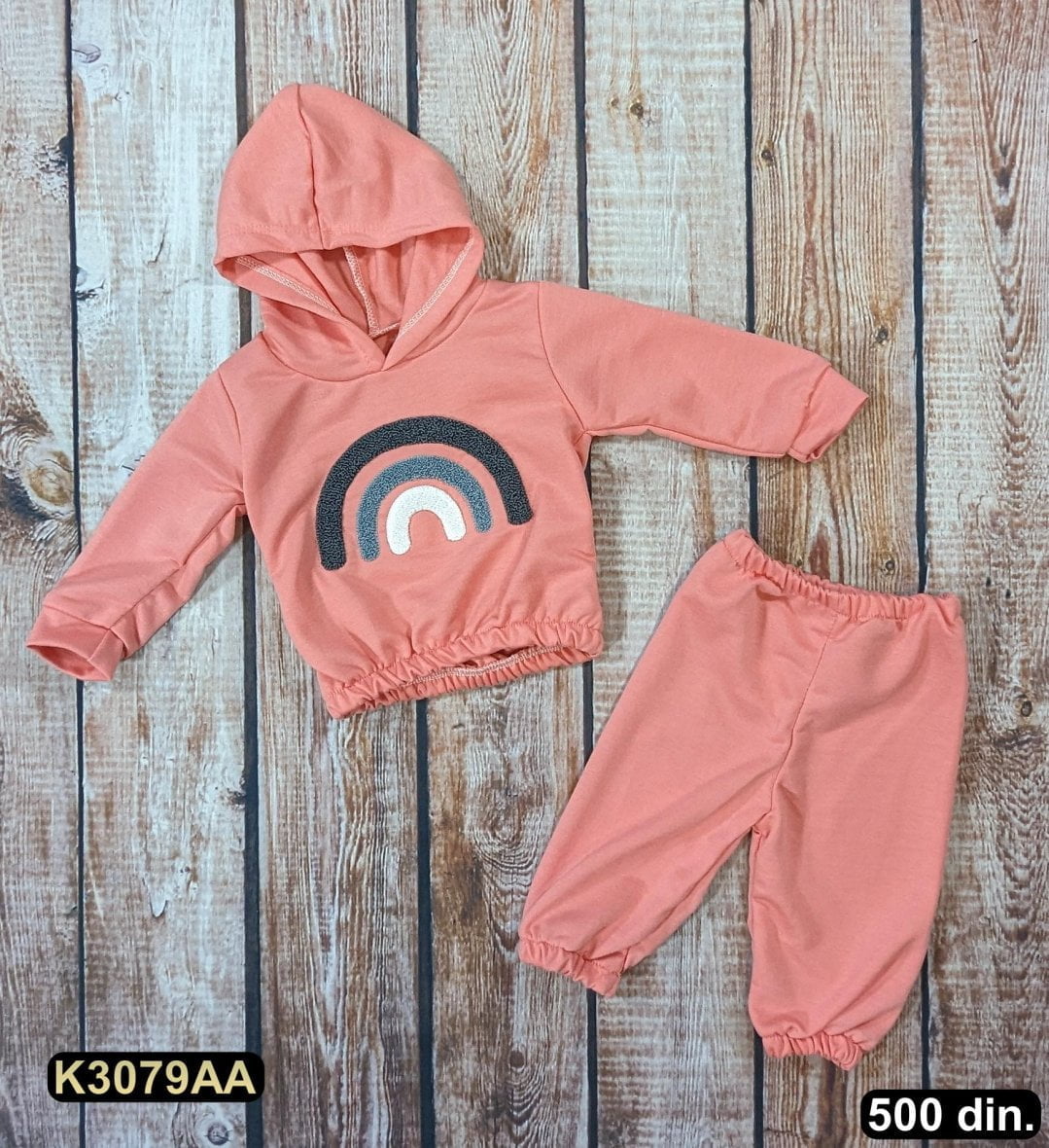 Pamučni kompletić iz 2 dela (68-86)