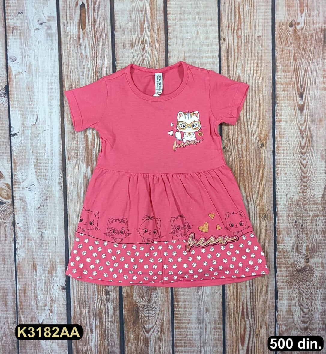 Pamučna haljina (92-110)