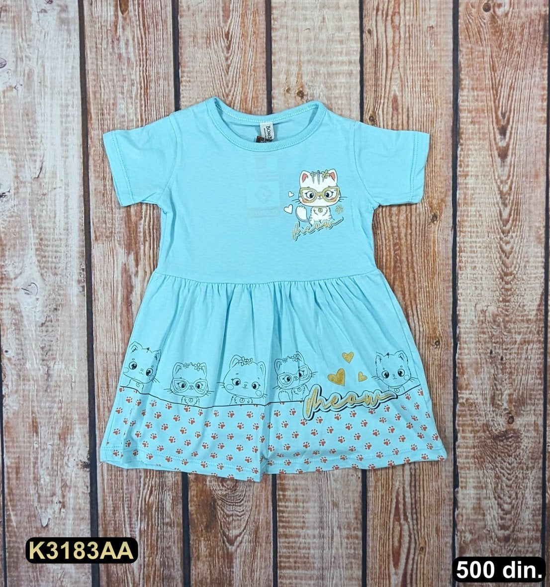 Pamučna haljina (92-110)