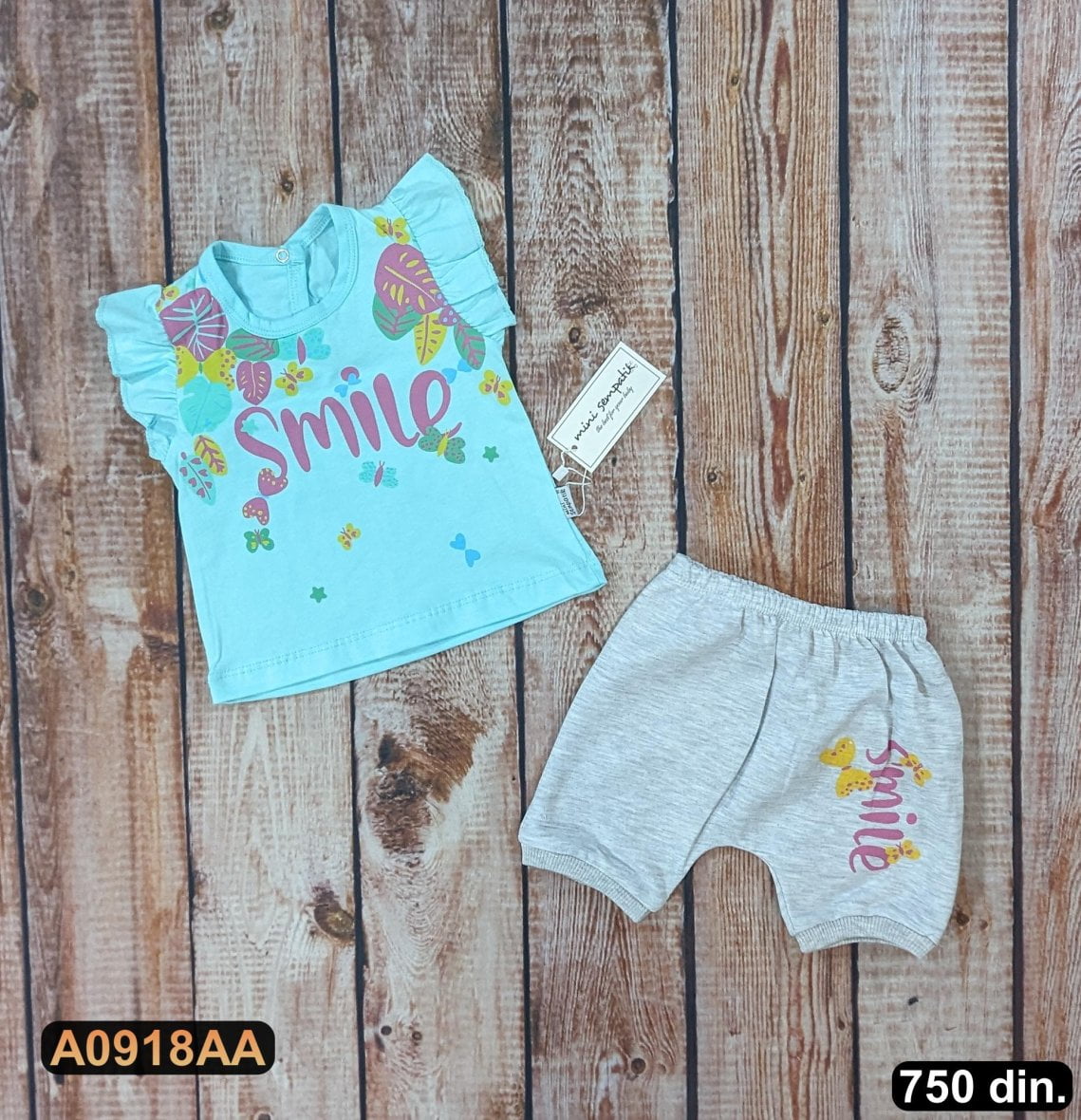 Pamučni komplet iz 2 dela (68-86)