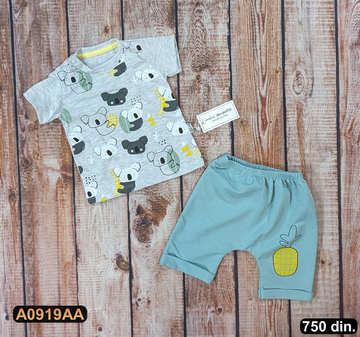 Pamučni komplet iz 2 dela (68-86)