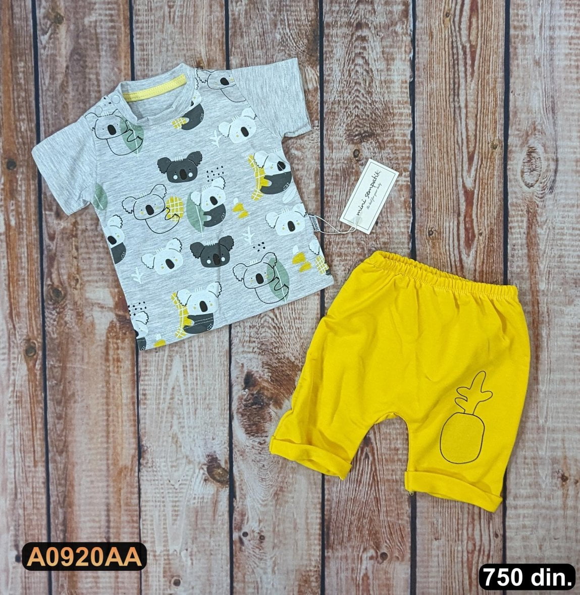 Pamučni komplet iz 2 dela (68-86)