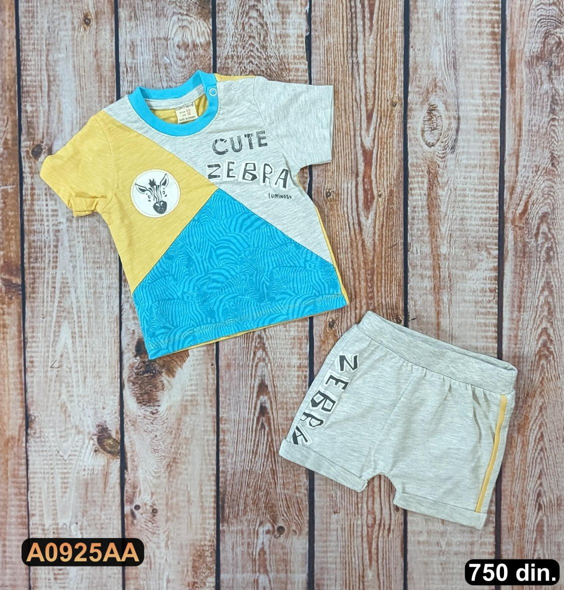 Pamučni komplet iz 2 dela (68-80)