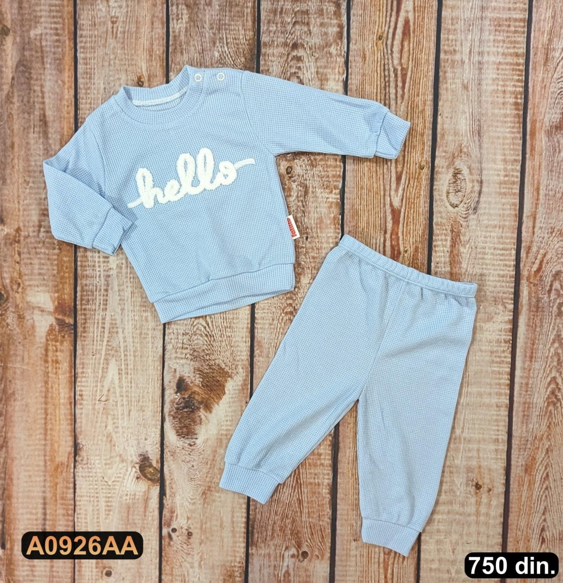 Pamučni komplet iz 2 dela (68-80)