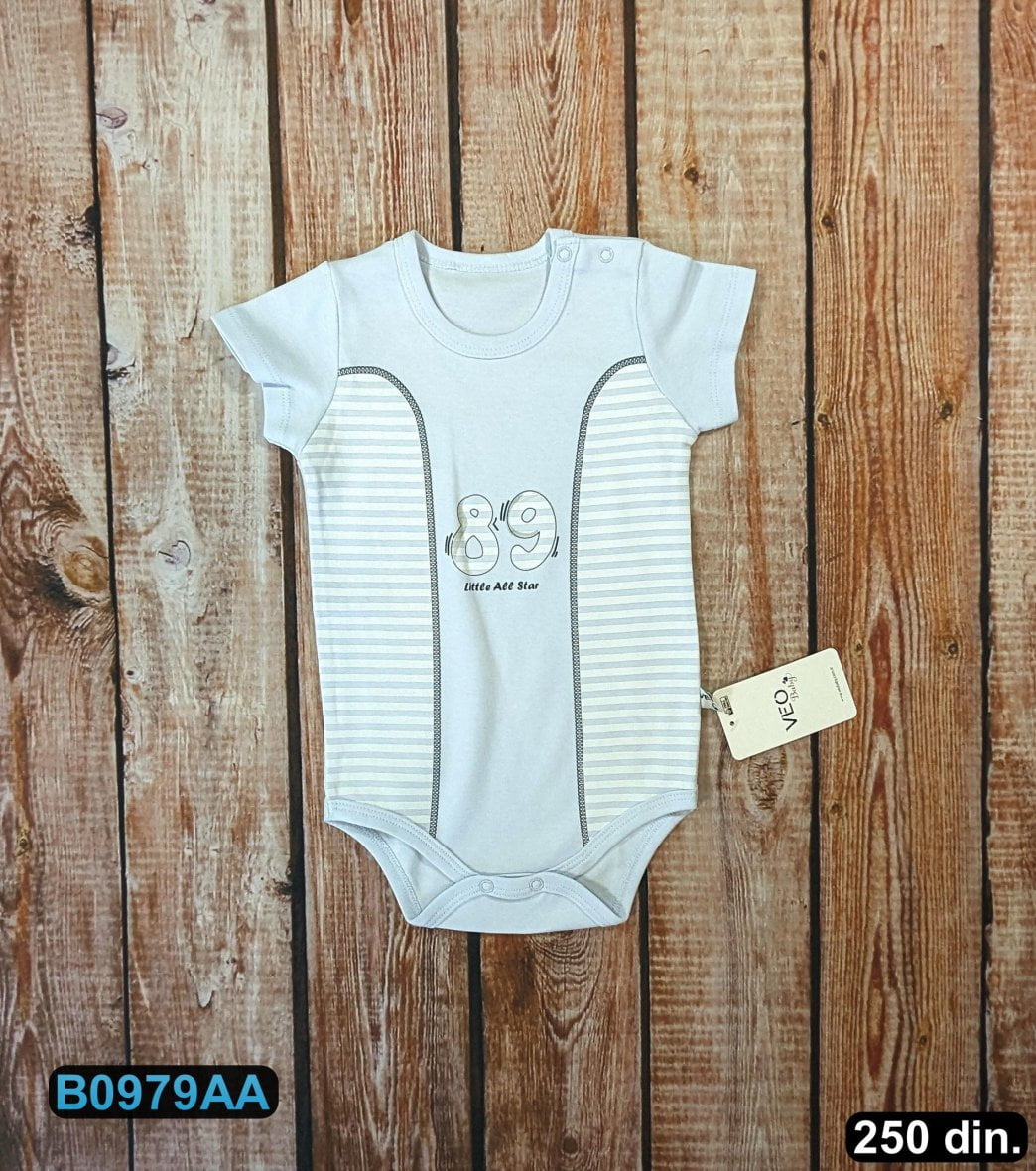 Pamučni bodi sa kratkim rukavom (62-86)