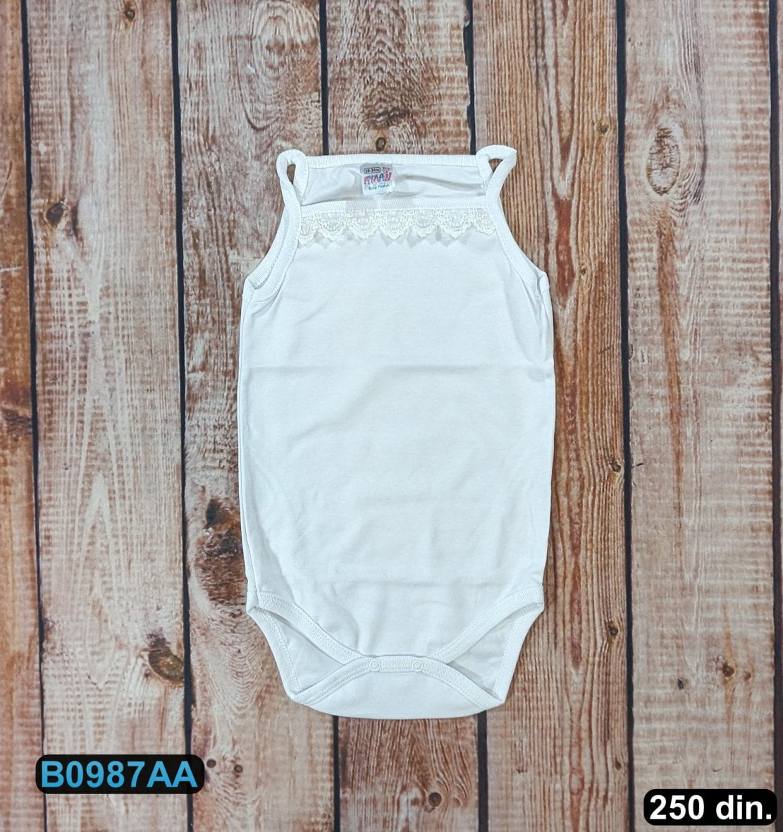 Pamučni bodi na bretele (74-86)