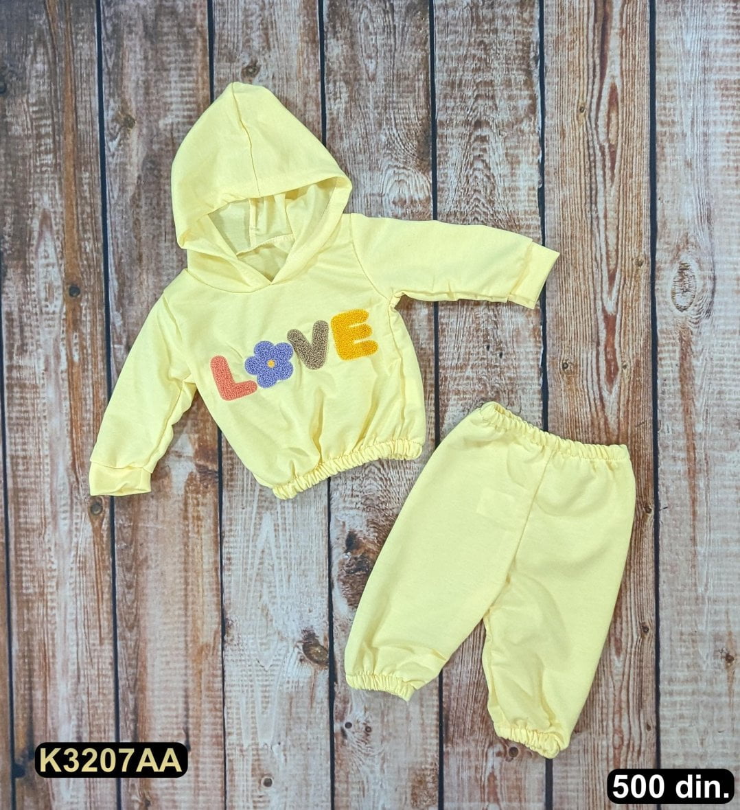 Pamučni kompletić iz 2 dela (68-86)