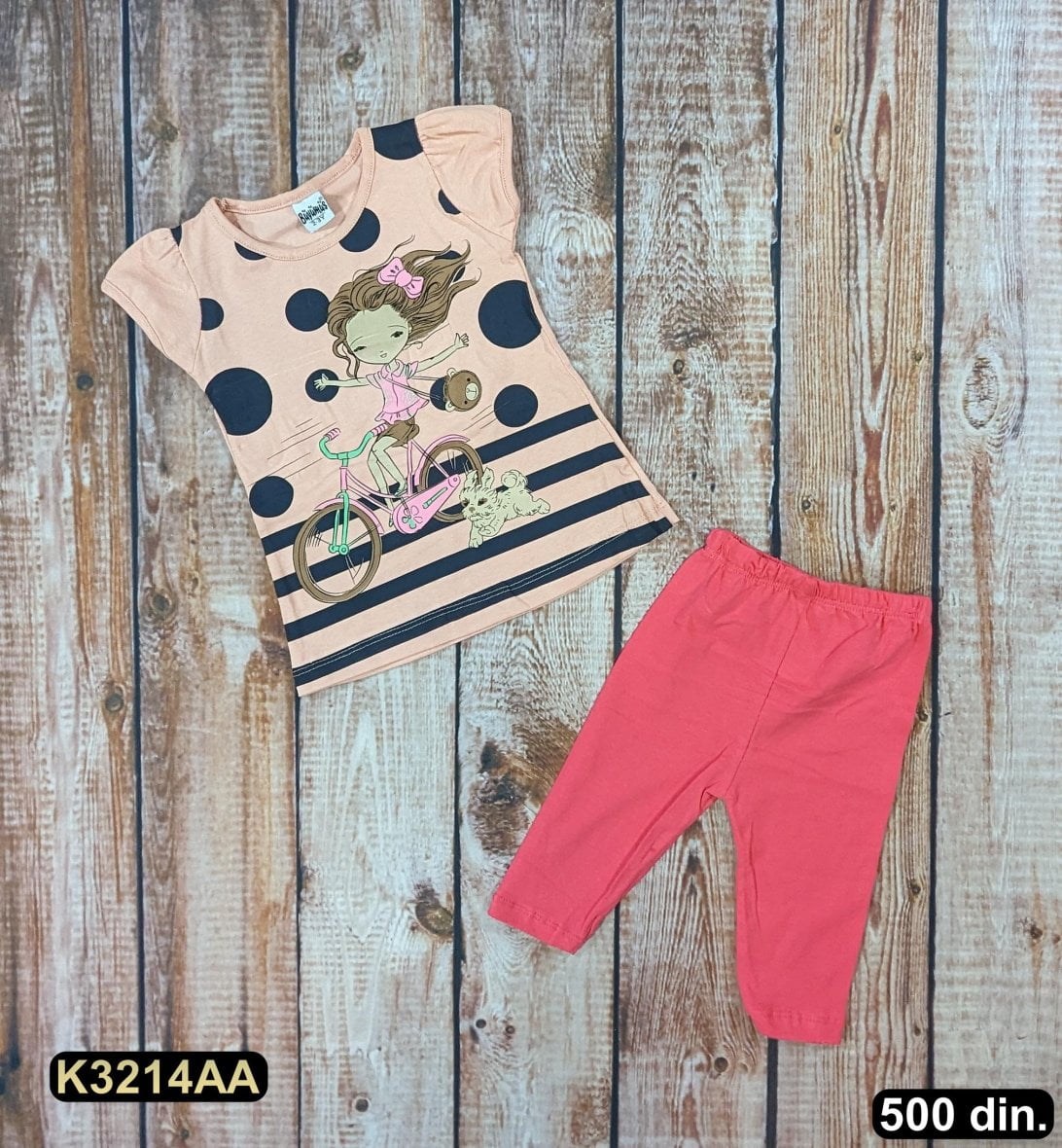 Pamučni komplet iz 2 dela (92-110)