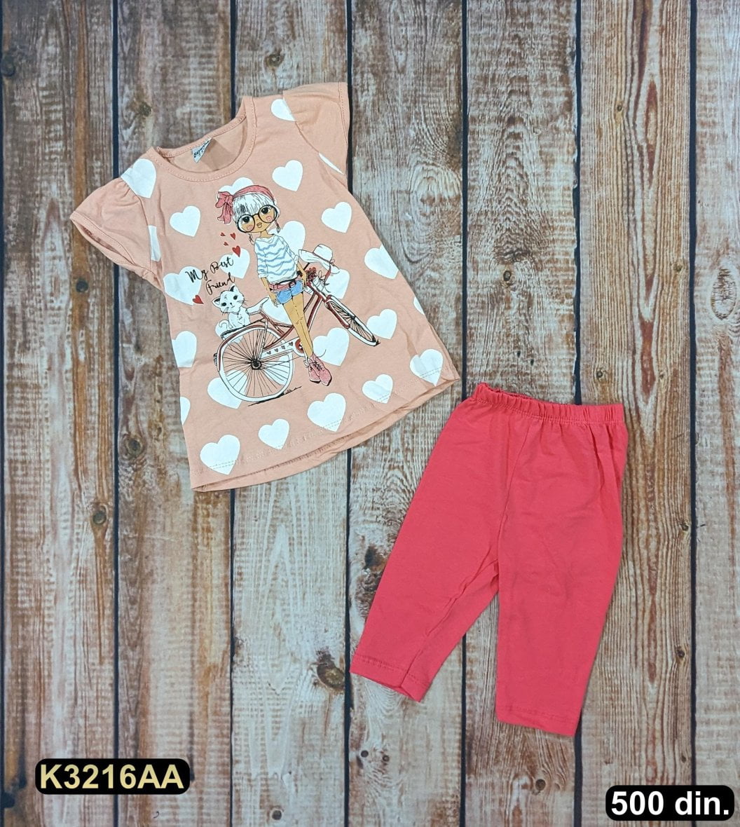 Pamučni komplet iz 2 dela (92-110)