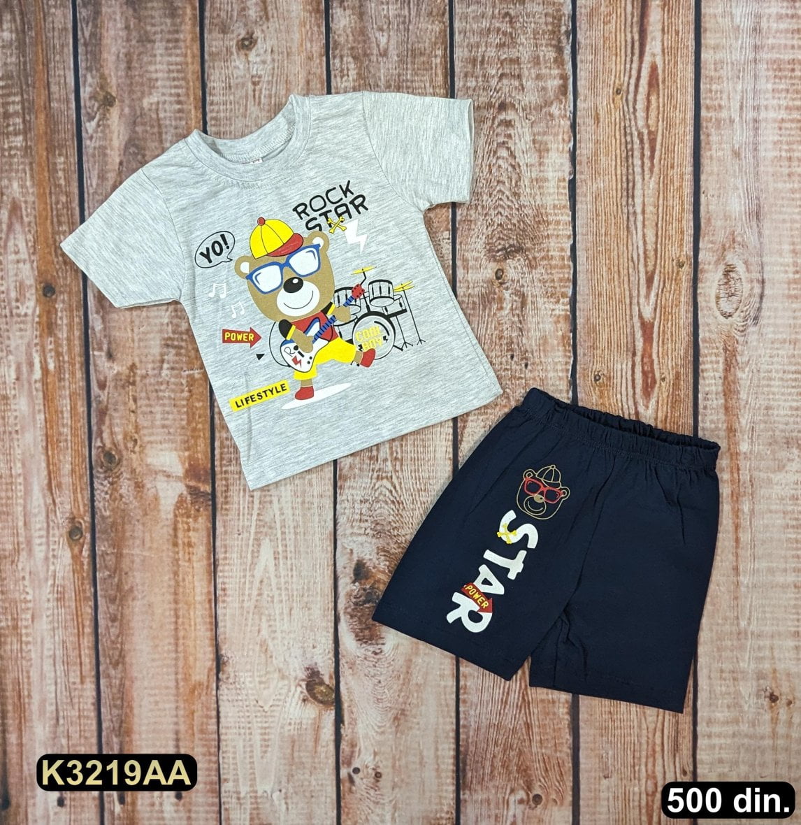 Pamučni komplet iz 2 dela (80-98)