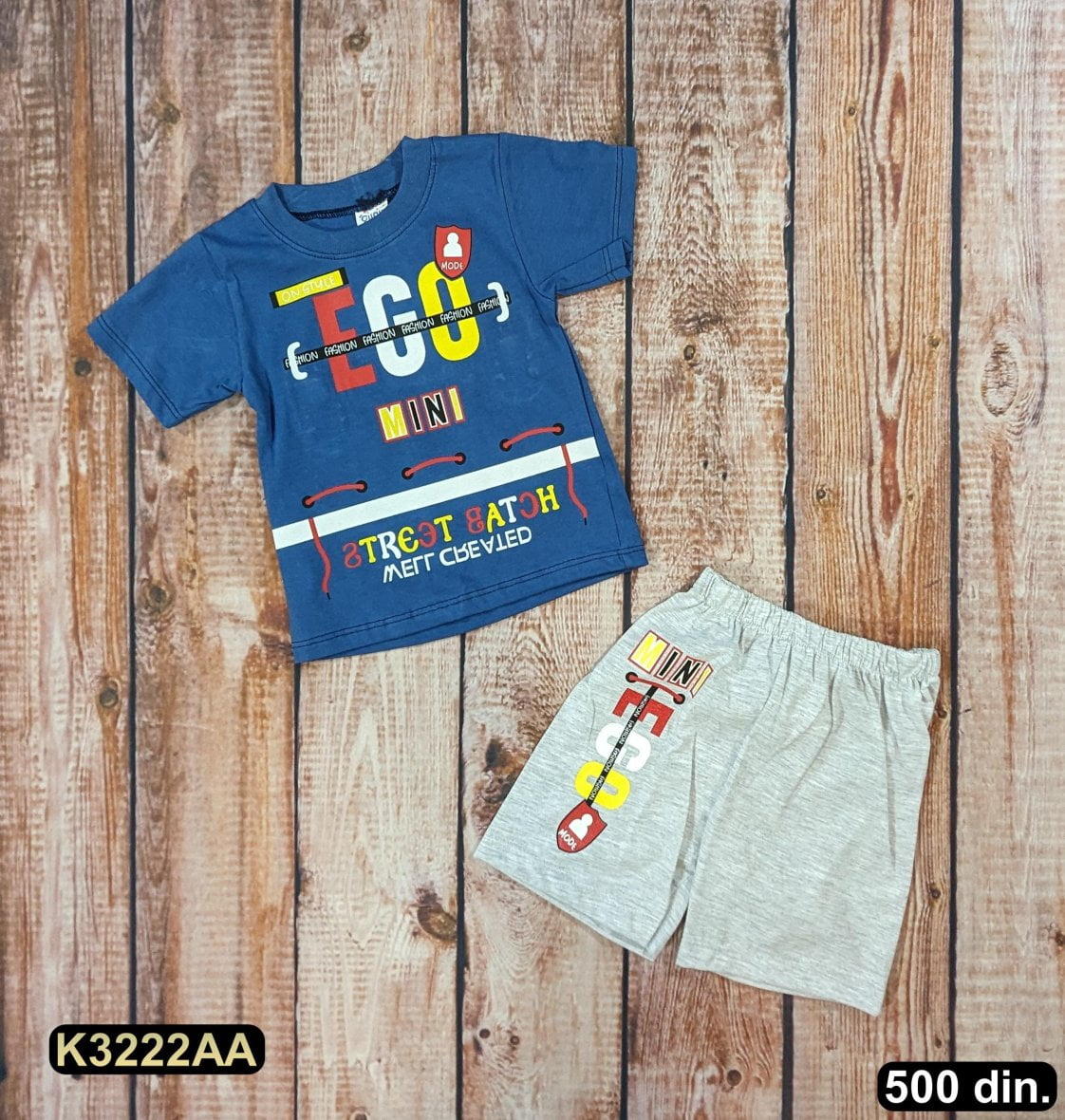 Pamučni komplet iz 2 dela (80-98)