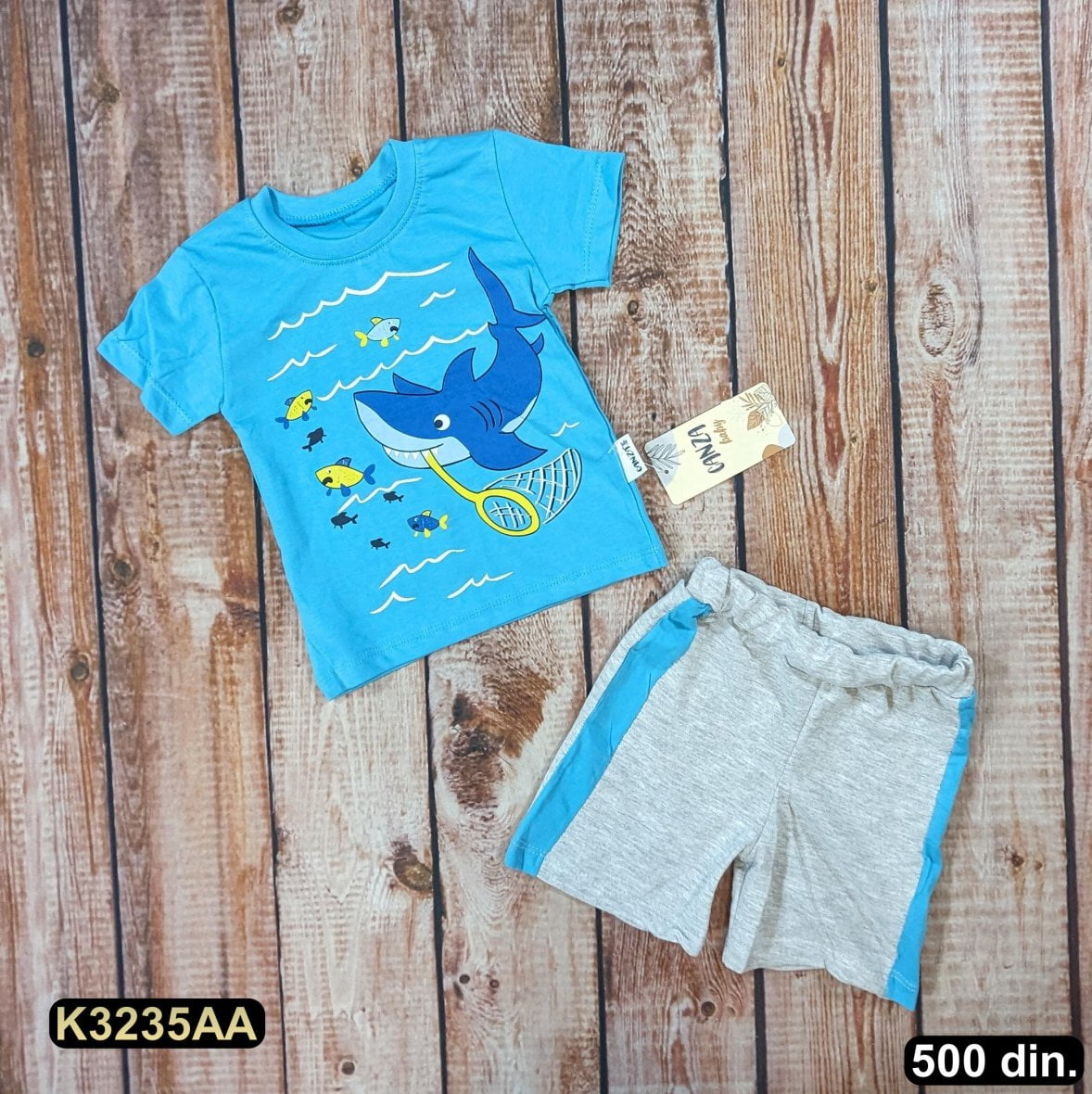 Pamučni komplet iz 2 dela (80-98)