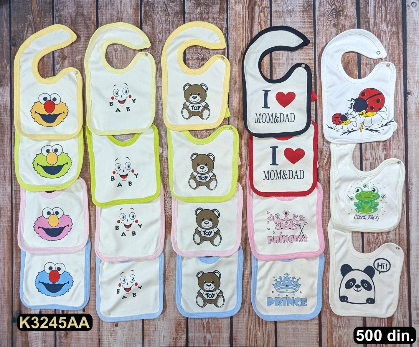 Pamučne portikle (6 kom.)