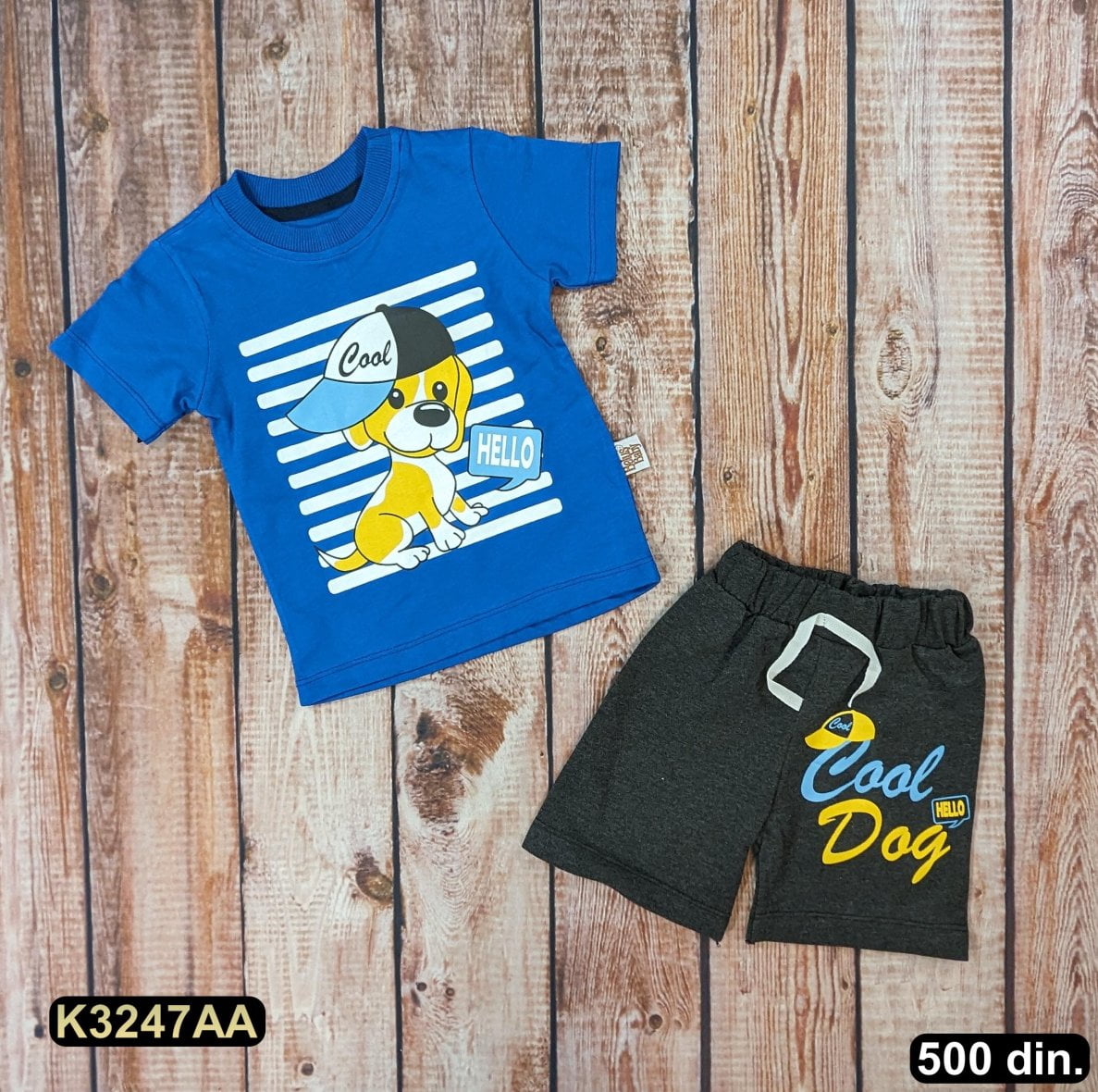 Pamučni komplet iz 2 dela (80-104)