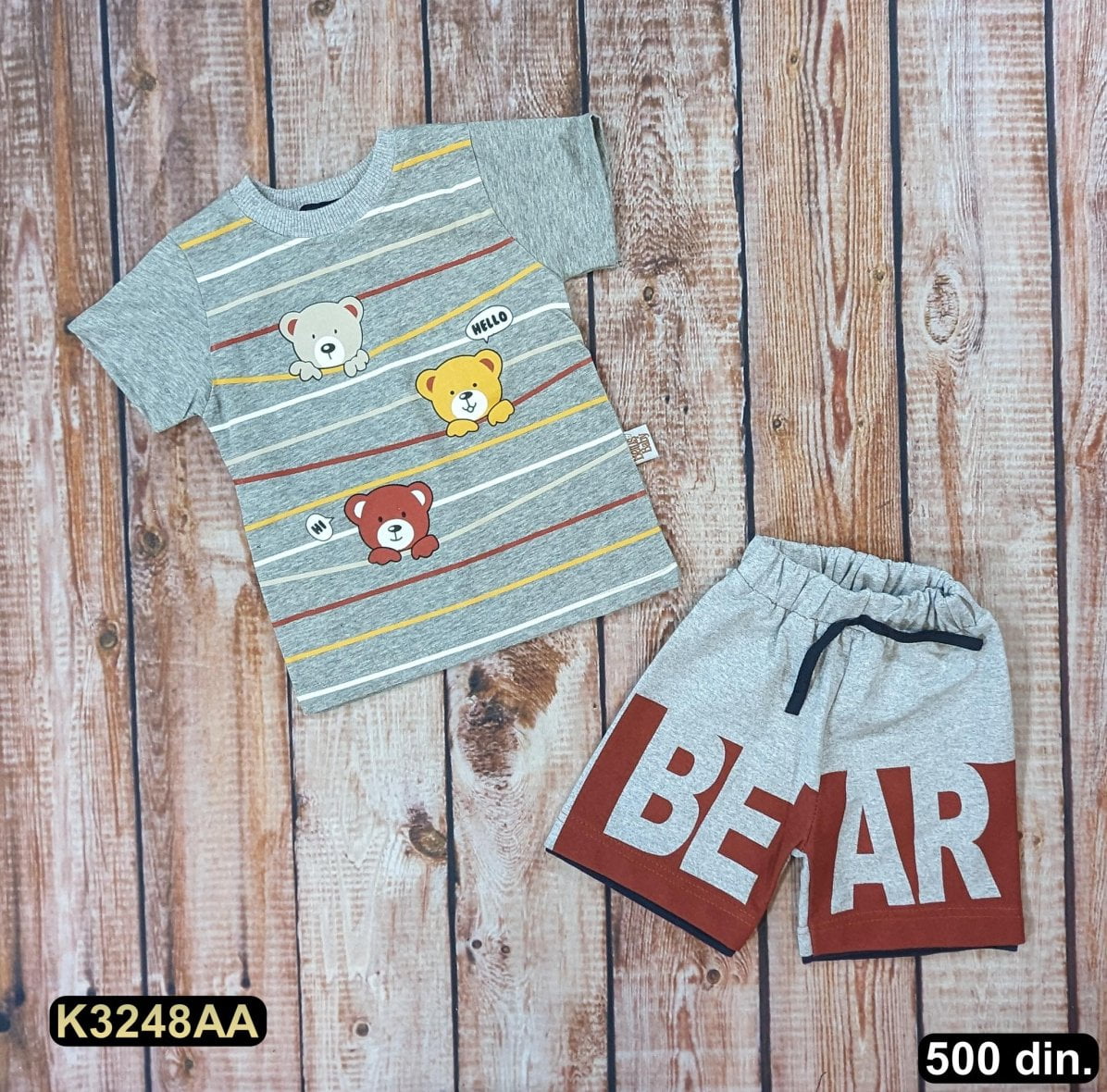 Pamučni komplet iz 2 dela (80-104)