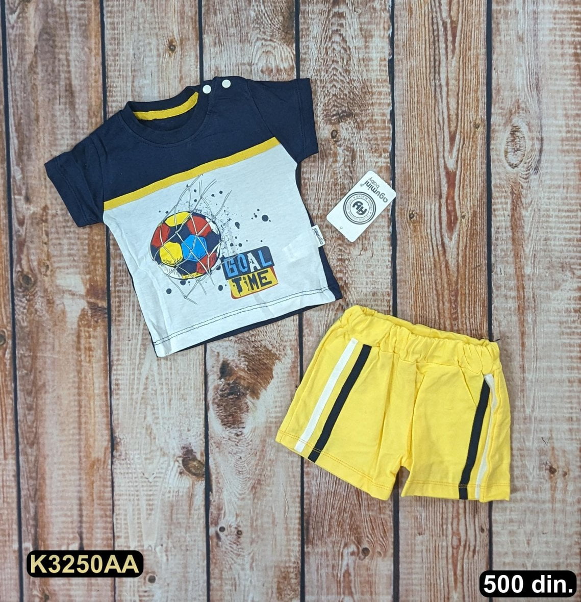 Pamučni komplet iz 2 dela (68-80)