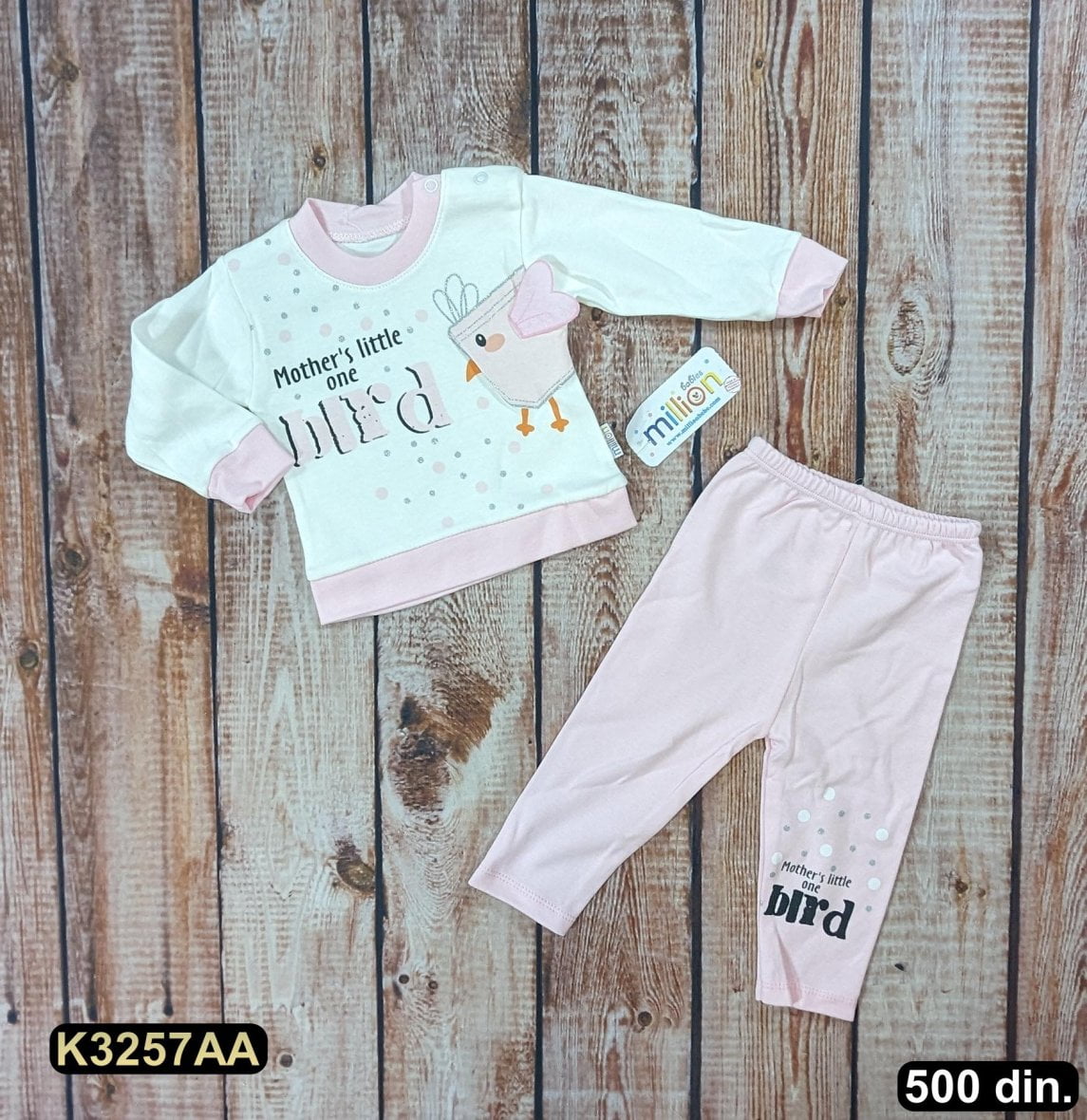 Pamučni komplet iz 2 dela (62-74)