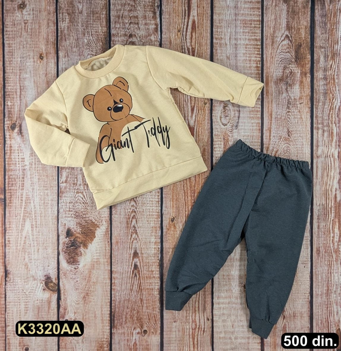 Pamučni kompletić iz 2 dela (68-86)