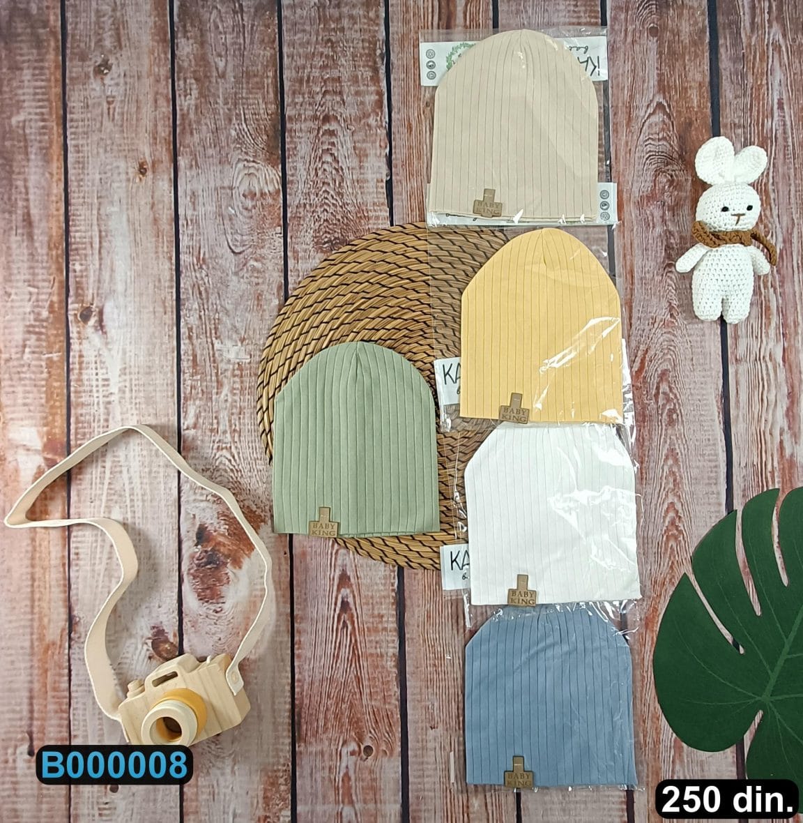 Pamučne kapice (0-12m)