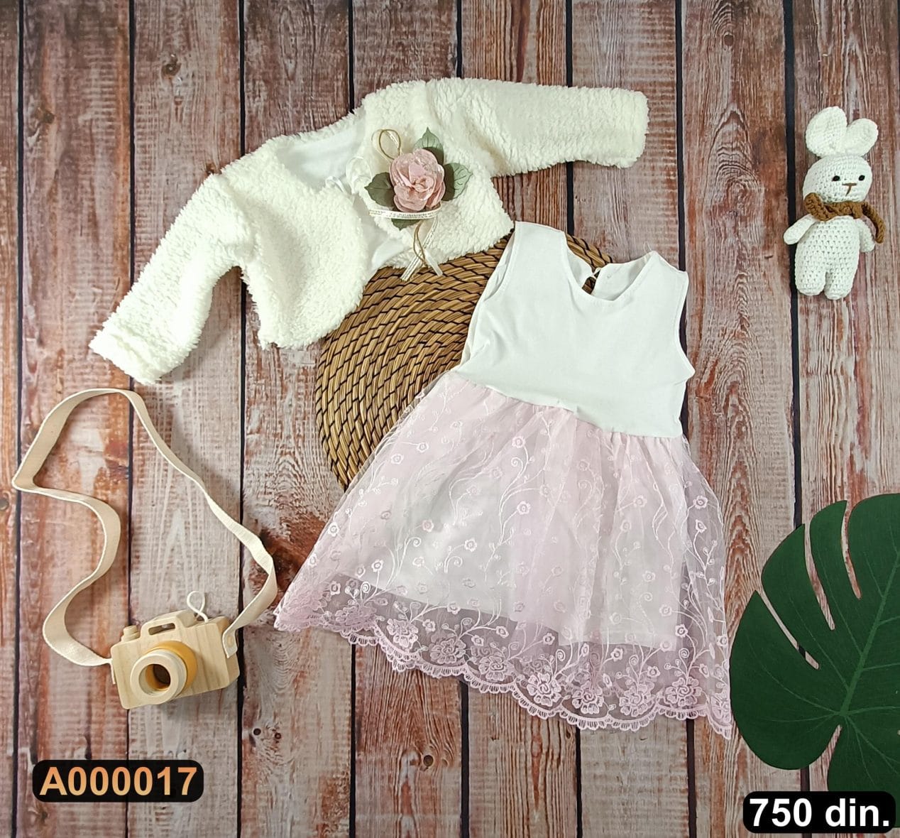 Bebi haljina sa bolerom (68-80)