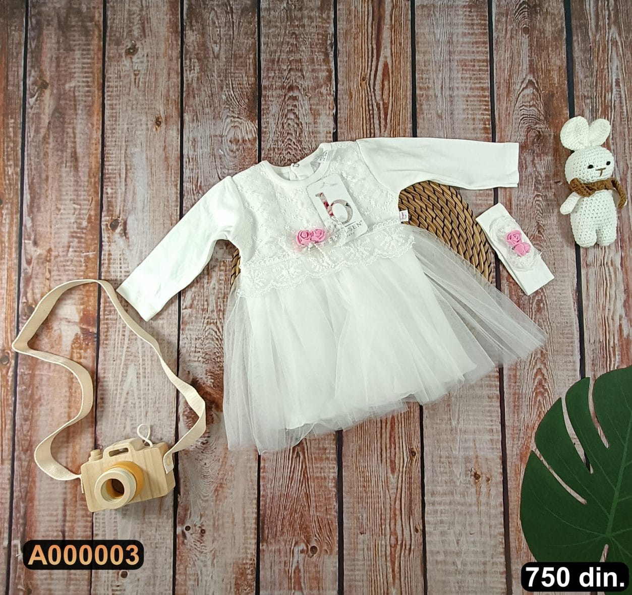 Bebi haljina sa trakicom (74-86)